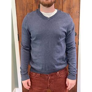 Nordstom Men's Shop Cotton/Cashmere Blend Sweater - Size Small